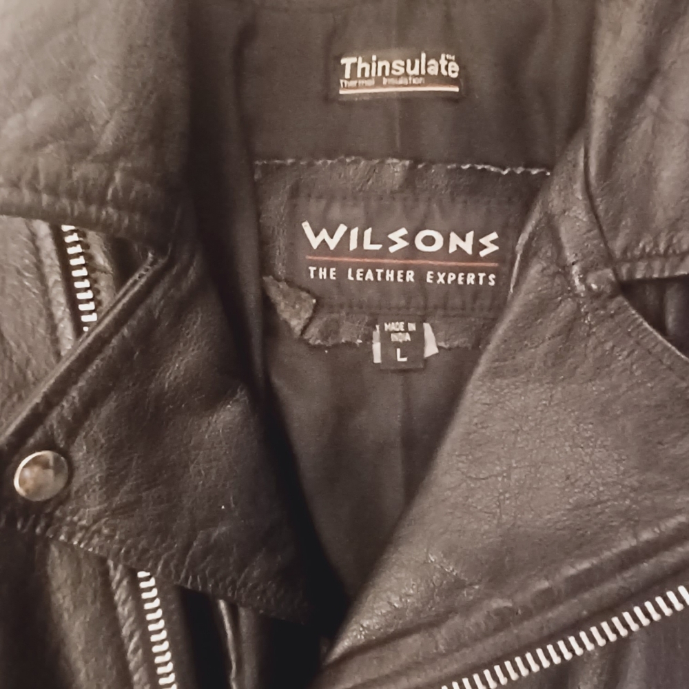 Wilson leather jacket × open biker jacket